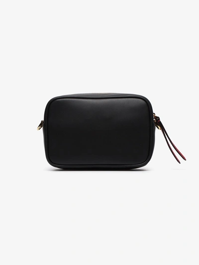 Shop Fendi Mini Leather Camera Case In Black