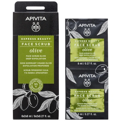 Shop Apivita Express Beauty Face Scrub With Olive 12 X 0.27 Fl.oz