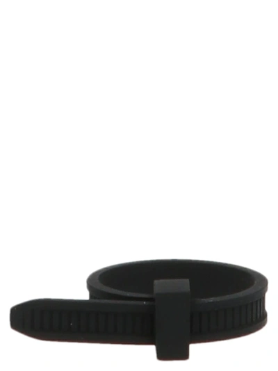 Shop Ambush New Zip Tie Ring In Black