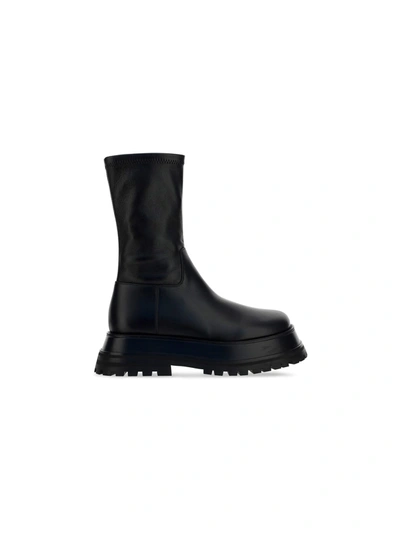 Shop Burberry Hurr Boots In Black
