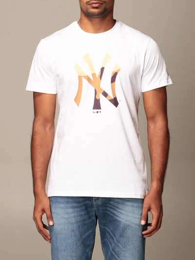 Shop New Era T-shirt With Ny Print In White