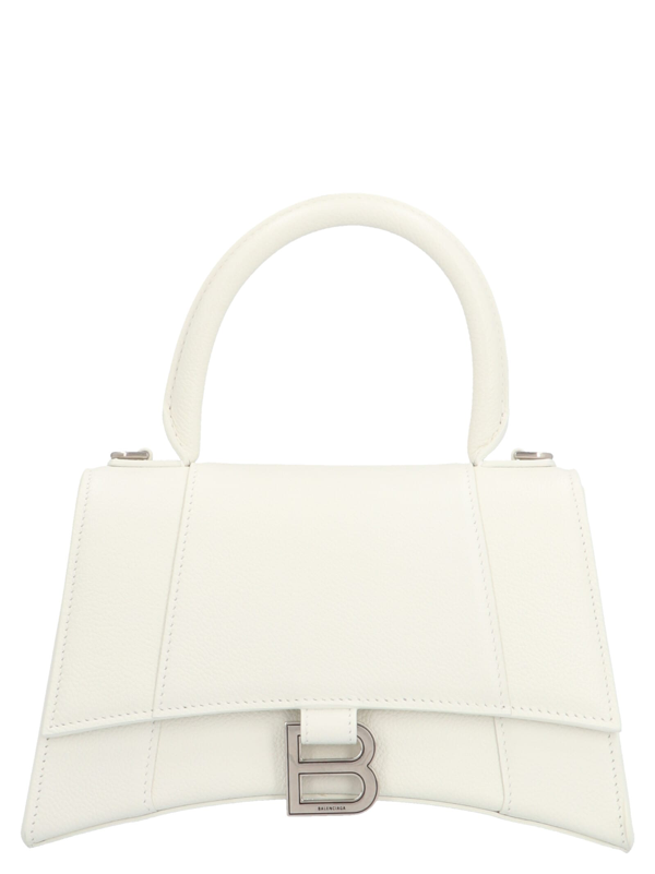 balenciaga hourglass bag xs white