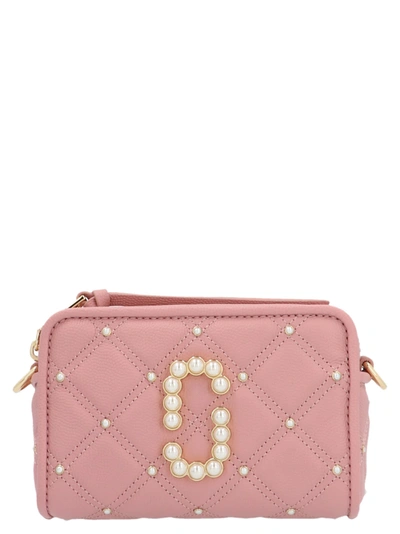 Shop Marc Jacobs The Quilted Softshot 17 Bag In Pink