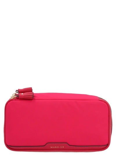 Shop Anya Hindmarch Make Up Bag In Fuchsia