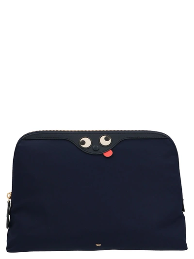 Shop Anya Hindmarch Zany Lotions And Potions Bag In Blue