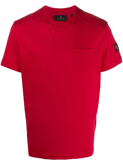 Shop Belstaff Thom 2.0 Pocket T-shirt In Red