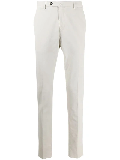 Shop Pt01 Straight-leg Chino Trousers In Neutrals