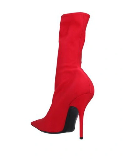 Shop Balenciaga Ankle Boots In Red