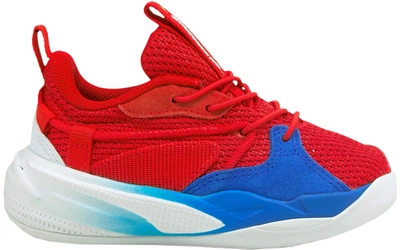 Pre-owned Puma Rs-dreamer Super Mario 64 (td) In Flame Scarlet/electric Blue