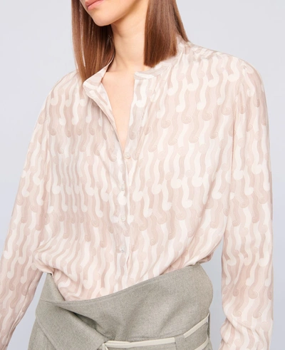 Shop Stella Mccartney Eva Silk Shirt In Multicolor