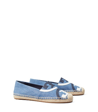 Shop Tory Burch Poppy Espadrille In Denim