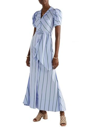 Shop Rosie Assoulin Long Dresses In Sky Blue