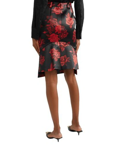 Shop Commission Woman Midi Skirt Black Size 6 Polyester, Elastane