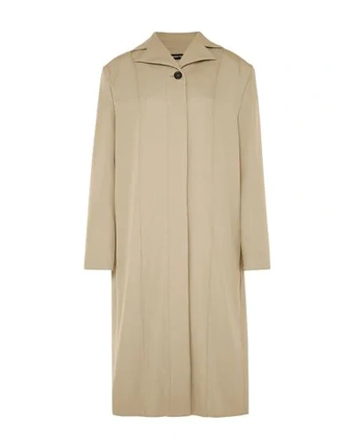 Shop Kwaidan Editions Woman Coat Beige Size 6 Virgin Wool