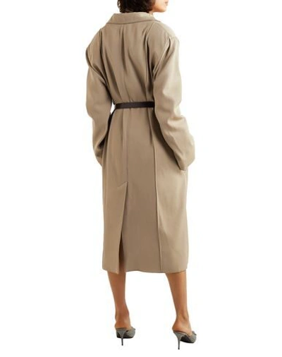 Shop Kwaidan Editions Woman Coat Beige Size 6 Virgin Wool