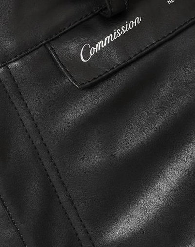 Shop Commission Woman Pants Black Size 8 Polyurethane