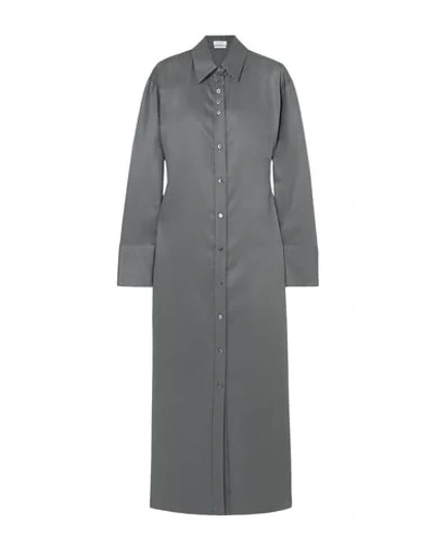 Shop Deveaux Woman Maxi Dress Grey Size 6 Tencel
