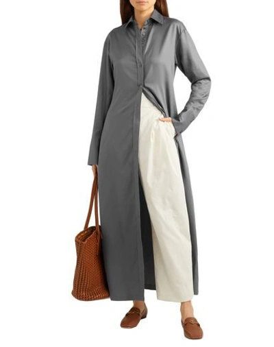 Shop Deveaux Woman Maxi Dress Grey Size 6 Tencel