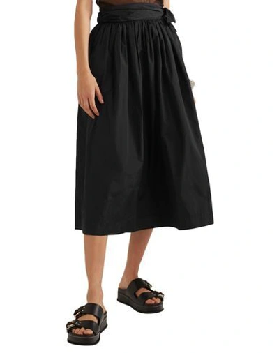 Shop Molly Goddard 3/4 Length Skirts In Black