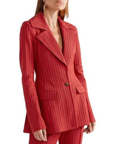 Shop Rosie Assoulin Suit Jackets In Red