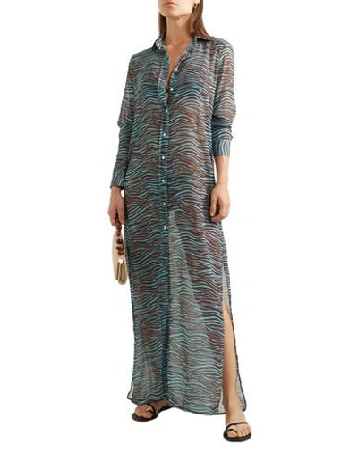 Shop Ack Woman Cover-up Dark Brown Size M Polyester