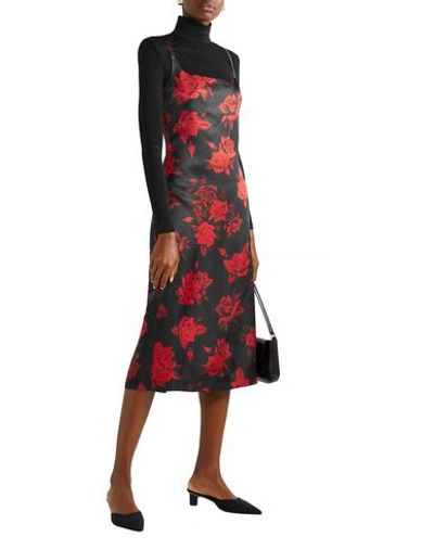 Shop Commission Woman Midi Dress Black Size 8 Viscose