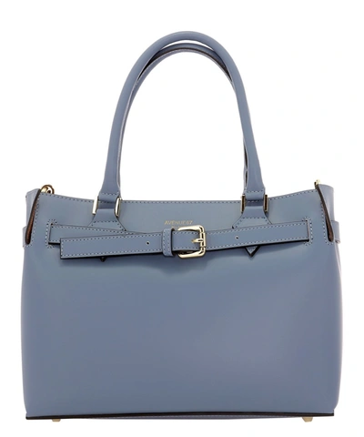 Shop Avenue 67 Elba Light Blue Leather Handbag