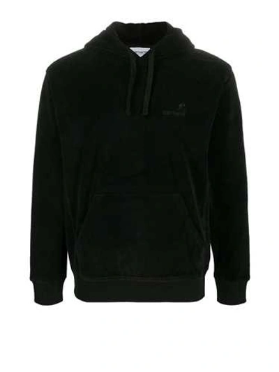 Shop Carhartt Black Velvet Hoodie Sweatshirt