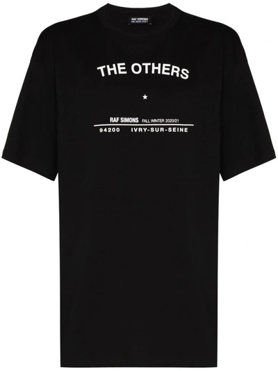 Shop Raf Simons The Others Tour T-shirt In Black