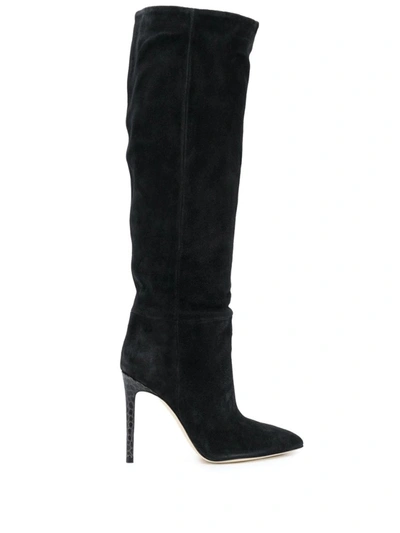 Shop Paris Texas Pointed Toe Knee-high Boots In Black