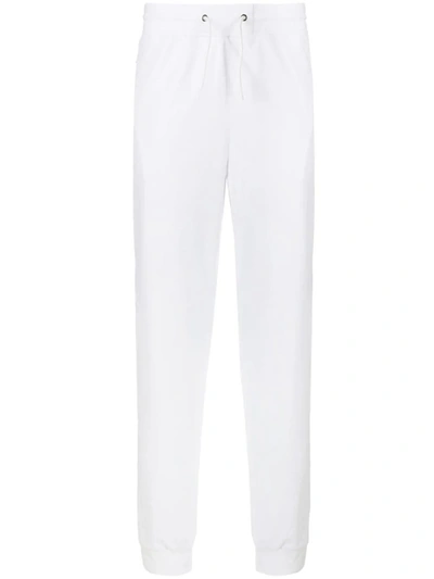 Shop Givenchy Logo Stripe Track Pants In White