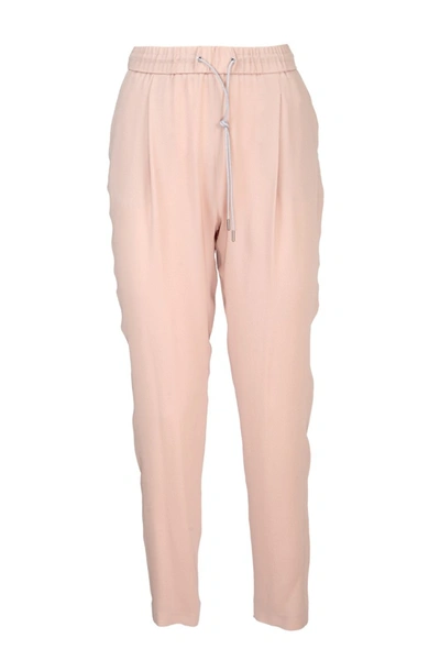 Shop Fabiana Filippi Pink Acetate Pants