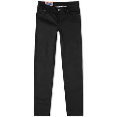 Shop Acne Studios North Stay Slim-fit Jeans In Black