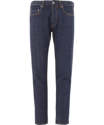 Shop Gm77 Blue Cotton Jeans
