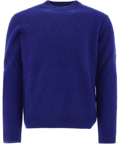 Shop Gm77 Blue Wool Sweater