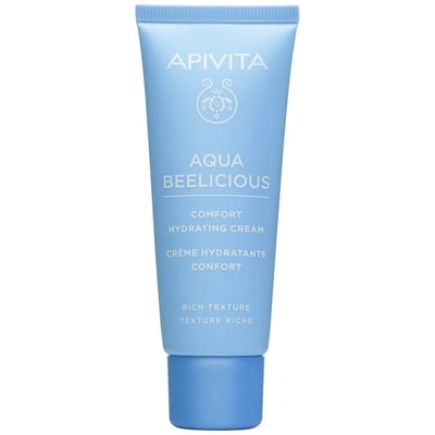 Shop Apivita Aqua Beelicious Comfort Hydrating Rich Texture Cream 1.35 Fl. oz