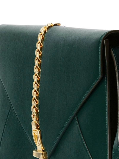 Shop Gucci Medium Sylvie 1969 Shoulder Bag In Green