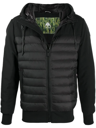 Shop Moose Knuckles Moutray Down-filled Jacket In Black
