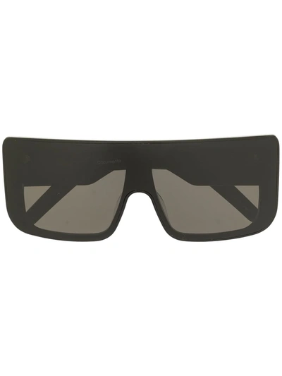 Shop Rick Owens Oversized Fame Sunglasses In Black