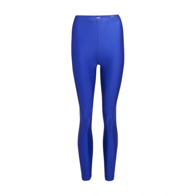 Shop Balenciaga Leggings In Ultraviolet