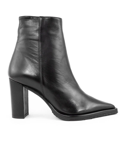 Shop Aldo Castagna Black Leather Caryn Boots In Nero