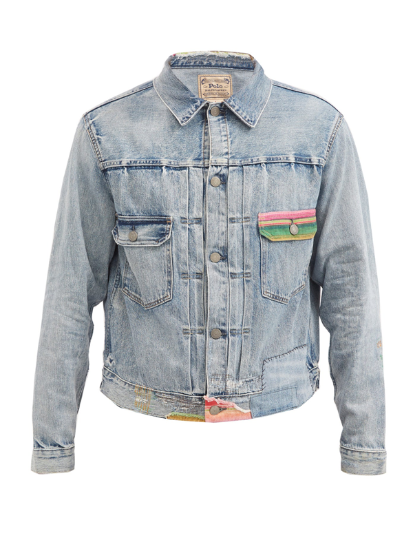 distressed trucker jacket