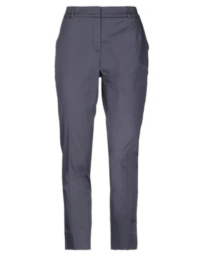Peserico Casual Pants In Slate Blue