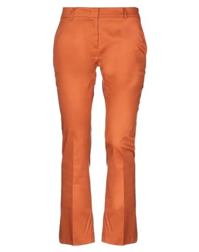 Shop L'autre Chose L' Autre Chose Woman Pants Rust Size 10 Lyocell, Cotton, Elastane In Red