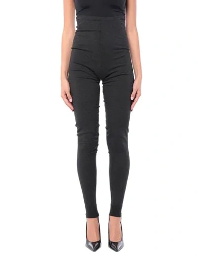 Shop Dolce & Gabbana Leggings In Steel Grey