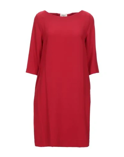 Shop Ottod'ame Woman Mini Dress Red Size 2 Polyester, Elastane