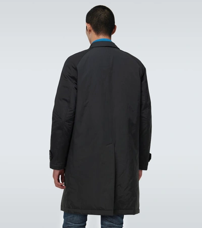 Shop Tom Ford Technical Ovatta Padded Raincoat In Black