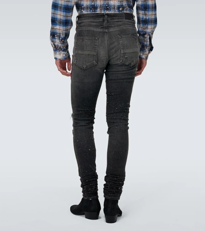 Shop Amiri Shotgun Jeans In Black