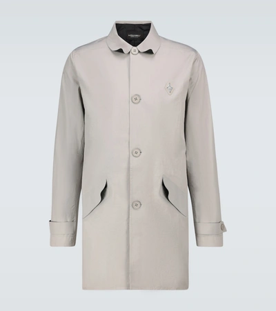 Shop A-cold-wall* Water-resistant Welded Mac Coat In Grey