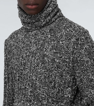 Shop Dolce & Gabbana Wool-blend Turtleneck In Multicoloured